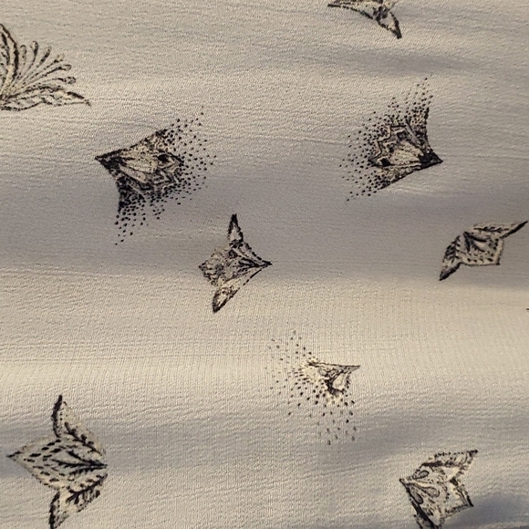 Hinge Light Blue Peasant Top L NWT - Picture 6 of 7